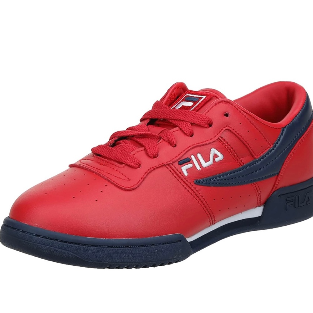 Size 11 mens Fila Sneakers Red and Blue